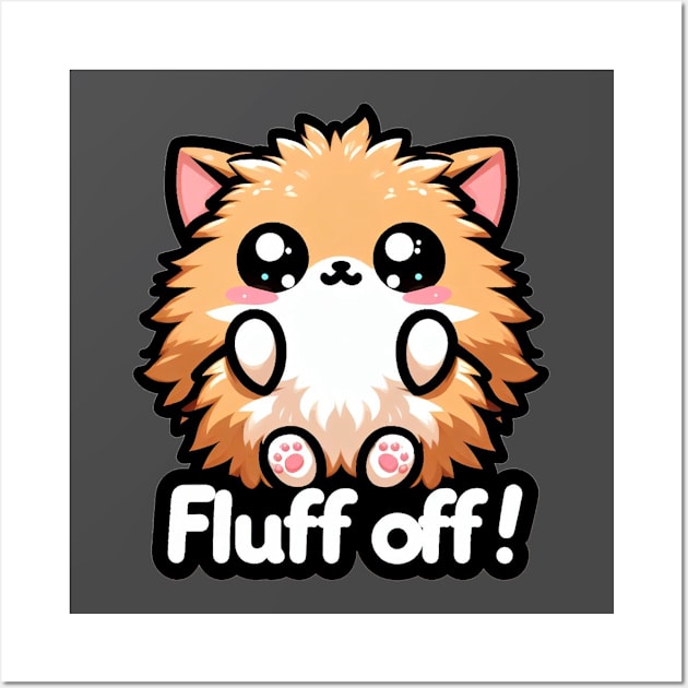 Fluff Off! Wall Art by Jason's Finery